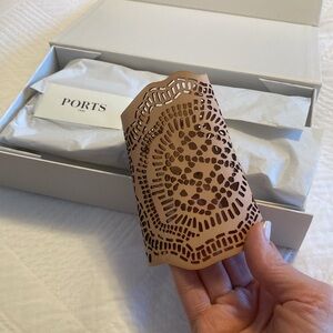 Ports international leather cuff